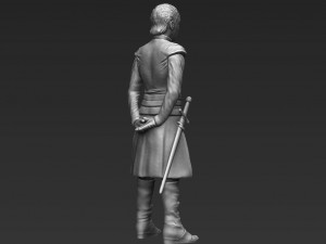 arya stark 3d printing ready stl obj 3D-Druckmodell