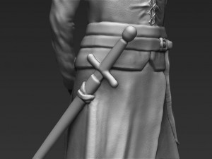 arya stark 3d printing ready stl obj 3D-Druckmodell