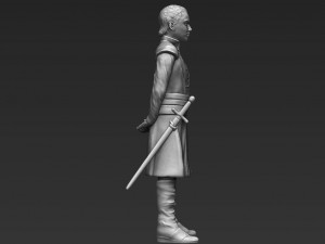 arya stark 3d printing ready stl obj 3D-Druckmodell