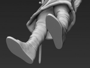 arya stark 3d printing ready stl obj 3D-Druckmodell