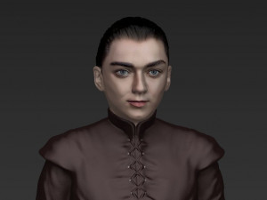 arya stark ready for full color 3d printing 3D Принт Модель