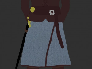 arya stark ready for full color 3d printing 3D Принт Модель