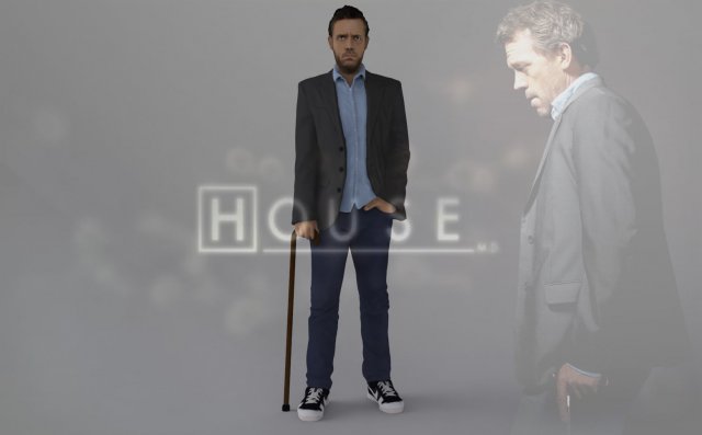 md gregory house ready for full color 3d printing 3D प्रिंट मॉडल .c4d .max .obj .3ds .fbx .stl .blend 