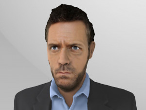 md gregory house ready for full color 3d printing 3D प्रिंट मॉडल