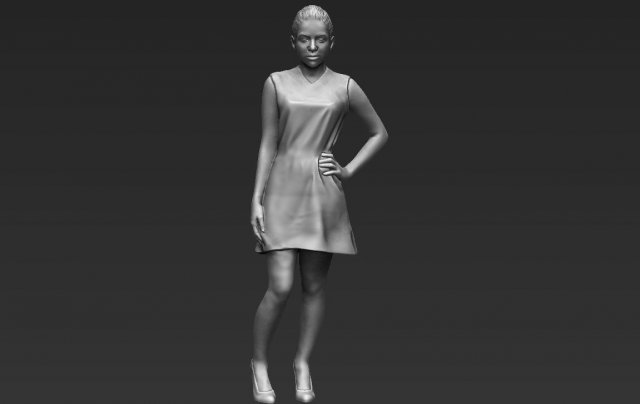 shakira 3d printing ready stl obj 3D-printmodel .c4d .max .obj .3ds .fbx .stl .blend 