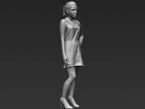 shakira 3d printing ready stl obj 3D-printmodel