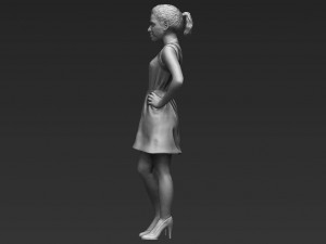 shakira 3d printing ready stl obj 3D-printmodel