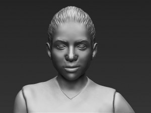 shakira 3d printing ready stl obj 3D-printmodel