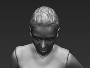 shakira 3d printing ready stl obj 3D-printmodel