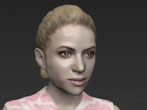 shakira ready for full color 3d printing 3D Print Model