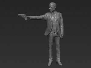 al pacino michael corleone godfather 3d printing ready stl obj Modello di stampa 3D