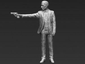 al pacino michael corleone godfather 3d printing ready stl obj Modello di stampa 3D