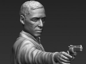 al pacino michael corleone godfather 3d printing ready stl obj Modello di stampa 3D