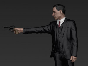 al pacino michael corleone godfather for full color 3d printing 3D 打印模型