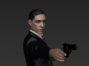 al pacino michael corleone godfather for full color 3d printing 3D 打印模型