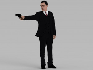 al pacino michael corleone godfather for full color 3d printing 3D 打印模型