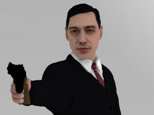 al pacino michael corleone godfather for full color 3d printing 3D 打印模型