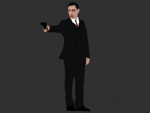 al pacino michael corleone godfather for full color 3d printing 3D 打印模型