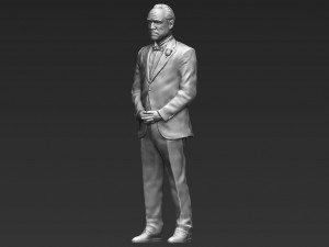 marlon brando vito corleone godfather full color 3d printing 3Dプリントモデル
