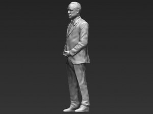 marlon brando vito corleone godfather full color 3d printing 3Dプリントモデル
