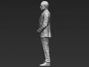 marlon brando vito corleone godfather full color 3d printing 3Dプリントモデル