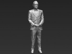 marlon brando vito corleone godfather full color 3d printing 3Dプリントモデル