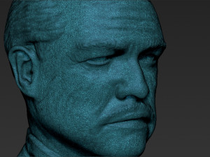 marlon brando vito corleone godfather full color 3d printing 3Dプリントモデル