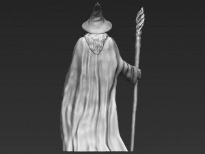 gandalf the lord of the rings hobbit 3d printing ready stl obj 3D Print Model