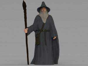 gandalf the lord of the rings hobbit full color 3d printing 3D 프린트 모델