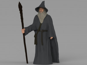 gandalf the lord of the rings hobbit full color 3d printing 3D 프린트 모델