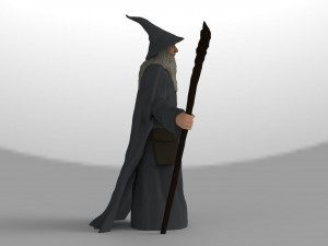 gandalf the lord of the rings hobbit full color 3d printing 3D 프린트 모델