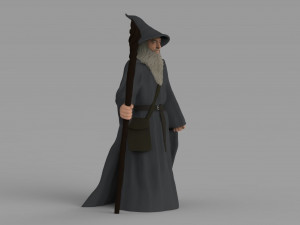 gandalf the lord of the rings hobbit full color 3d printing 3D 프린트 모델