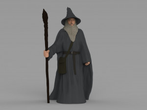 gandalf the lord of the rings hobbit full color 3d printing 3D 프린트 모델