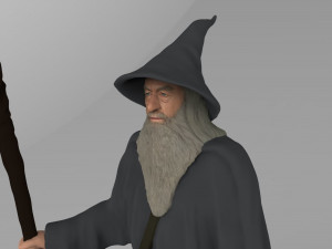 gandalf the lord of the rings hobbit full color 3d printing 3D 프린트 모델