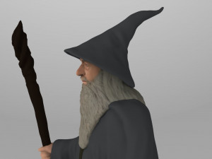 gandalf the lord of the rings hobbit full color 3d printing 3D 프린트 모델