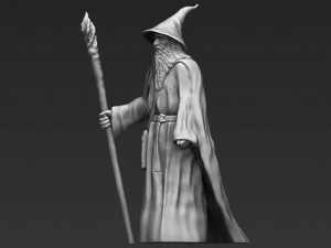 gandalf the lord of the rings hobbit full color 3d printing 3D 프린트 모델