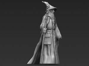 gandalf the lord of the rings hobbit full color 3d printing 3D 프린트 모델