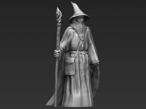 gandalf the lord of the rings hobbit full color 3d printing 3D 프린트 모델