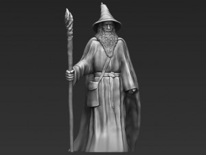 gandalf the lord of the rings hobbit full color 3d printing 3D 프린트 모델