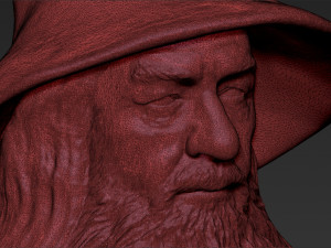 gandalf the lord of the rings hobbit full color 3d printing 3D 프린트 모델
