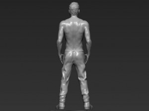 tyler durden brad pitt from fight club 3d printing ready Modello di stampa 3D