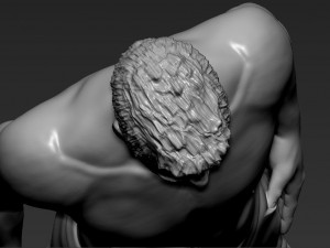 tyler durden brad pitt from fight club 3d printing ready Modello di stampa 3D