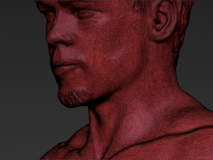 tyler durden brad pitt from fight club 3d printing ready Modello di stampa 3D