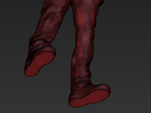tyler durden brad pitt from fight club 3d printing ready Modello di stampa 3D