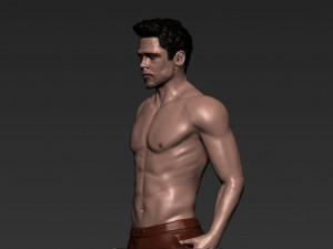 tyler durden brad pitt fight club for full color 3d printing Modelo de Impressão 3D