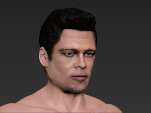 tyler durden brad pitt fight club for full color 3d printing Modelo de Impressão 3D