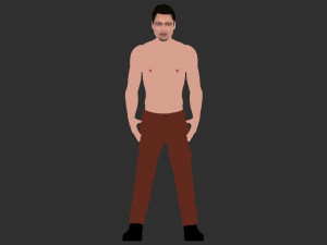 tyler durden brad pitt fight club for full color 3d printing Modelo de Impressão 3D