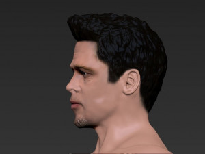 tyler durden brad pitt fight club for full color 3d printing Modelo de Impressão 3D