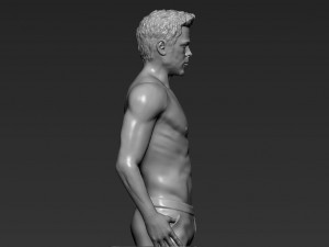 tyler durden brad pitt fight club for full color 3d printing Modelo de Impressão 3D