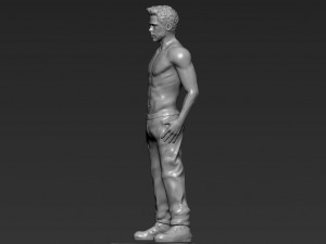 tyler durden brad pitt fight club for full color 3d printing Modelo de Impressão 3D
